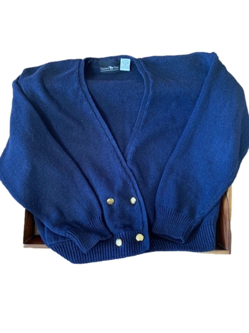 Blue Cardigan Sweater